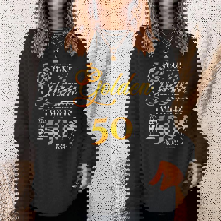 結婚50周年 結婚記念日 金婚記念日 スウェットシャツ 彼女への贈り物