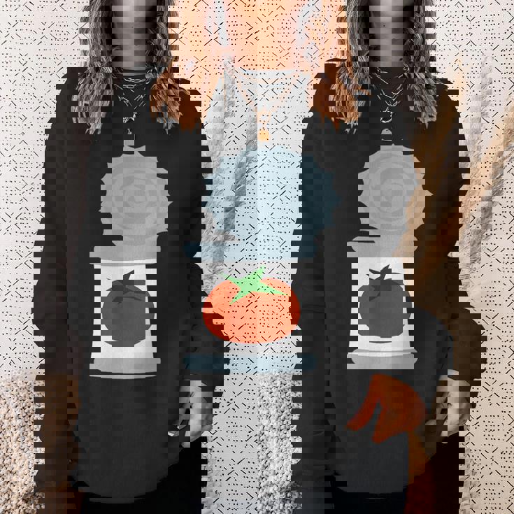 缶詰トマト スウェットシャツ 彼女への贈り物