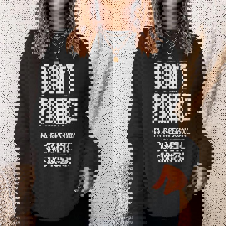 美容外科医 長袖tシャツ スウェットシャツ 彼女への贈り物