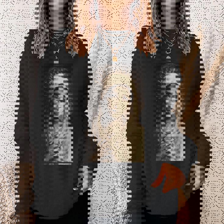 聖母マリア マリア カトリック絵画 長袖tシャツ スウェットシャツ 彼女への贈り物