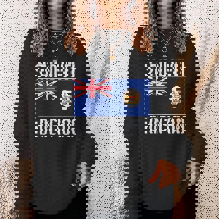 英国の香港国旗 1959-1997年 香港の自由 スウェットシャツ 彼女への贈り物