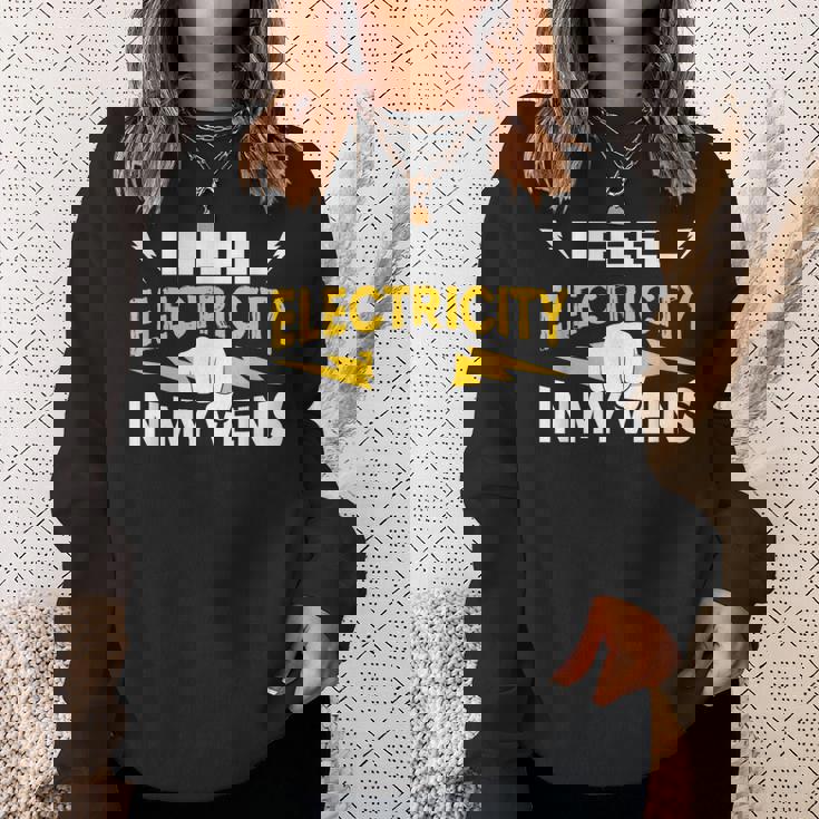 血管に電気を感じる 電気工事士 スウェットシャツ 彼女への贈り物