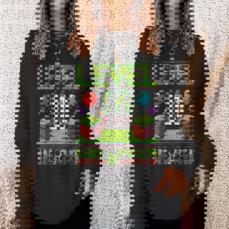 誕生日 男の子 シャツ レベル 10 ロック解除 10歳の誕生日 男の子 スウェットシャツ 彼女への贈り物