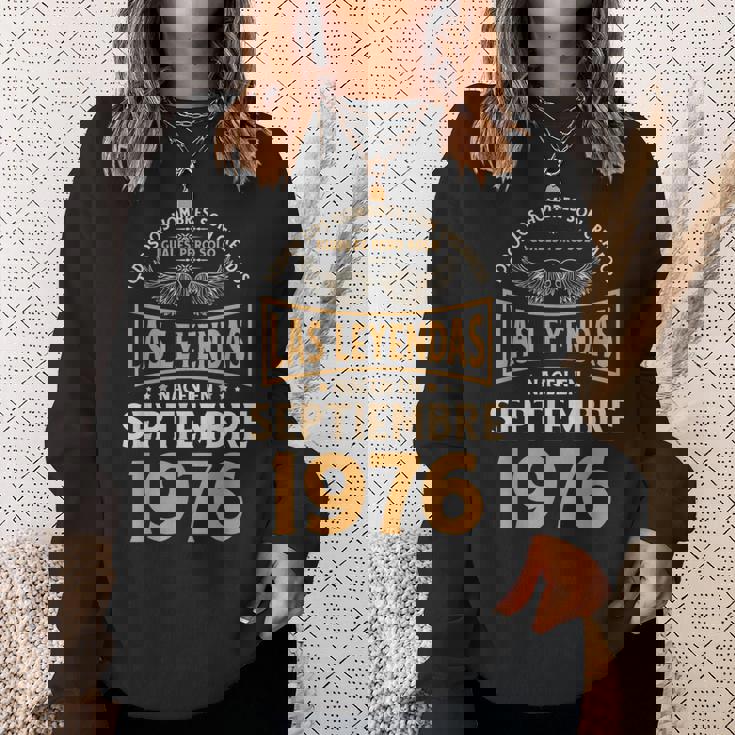 メンズ 誕生日プレゼント The Legends 1976年9月 スウェットシャツ 彼女への贈り物