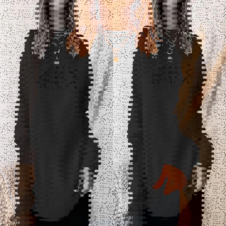 野球のピッチャーへのおかしな人間の進化 スウェットシャツ 彼女への贈り物