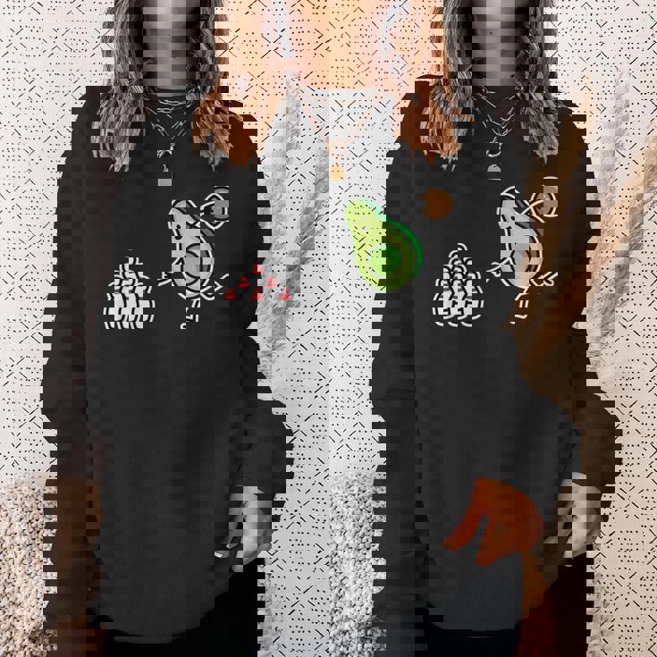 面白い アボカド カートゥーン ボウリング チーム ケグラー コーン ギフト スウェットシャツ 彼女への贈り物