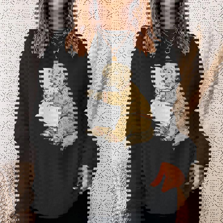 面白い スリーピー ゴールデンレトリバー パジャマ メンズ レディース キッズ スウェットシャツ 彼女への贈り物