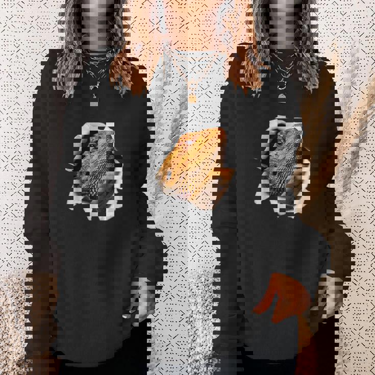 面白いtシャツ イグアナ トカゲ 爬虫類 メンズ 動物 グッズ おもしろ 面白い 服 ネタ 動物 珍獣 スウェットシャツ 彼女への贈り物