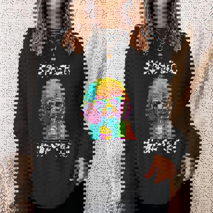 面白いtシャツ トイプードル イヌ わんこ メンズ 犬好き グッズ おもしろ 面白い 服 ネタ わんこ 長袖tシャツ スウェットシャツ 彼女への贈り物