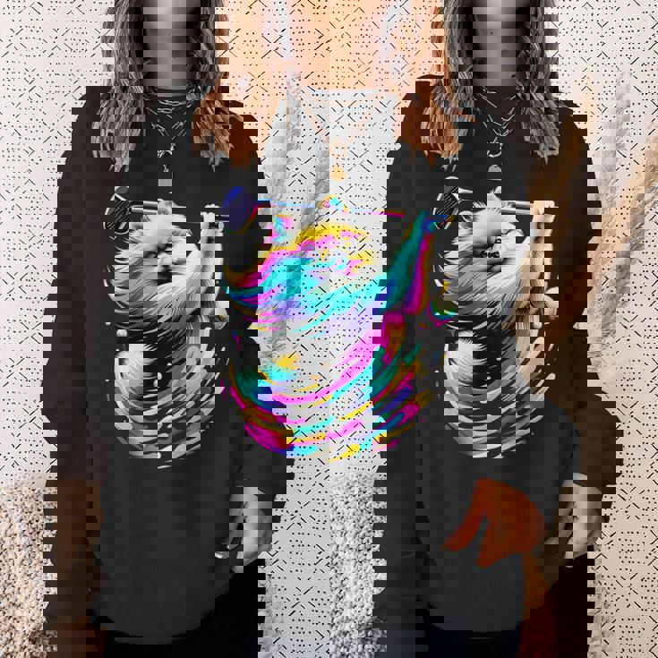 面白いtシャツ ポメラニアン ゴルフ イヌ メンズ 犬好き グッズ かわいい おもしろ 面白い 服 ネタ スウェットシャツ 彼女への贈り物