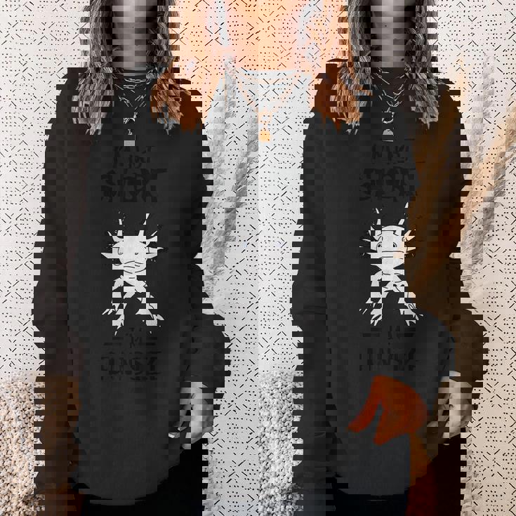 面白いウーパールートル、短くはない、楽しいサイズだよ スウェットシャツ 彼女への贈り物