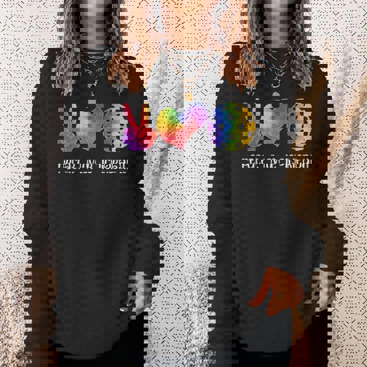 面白いピックルボール タイダイ 引退した平和愛のピックルボール スウェットシャツ 彼女への贈り物