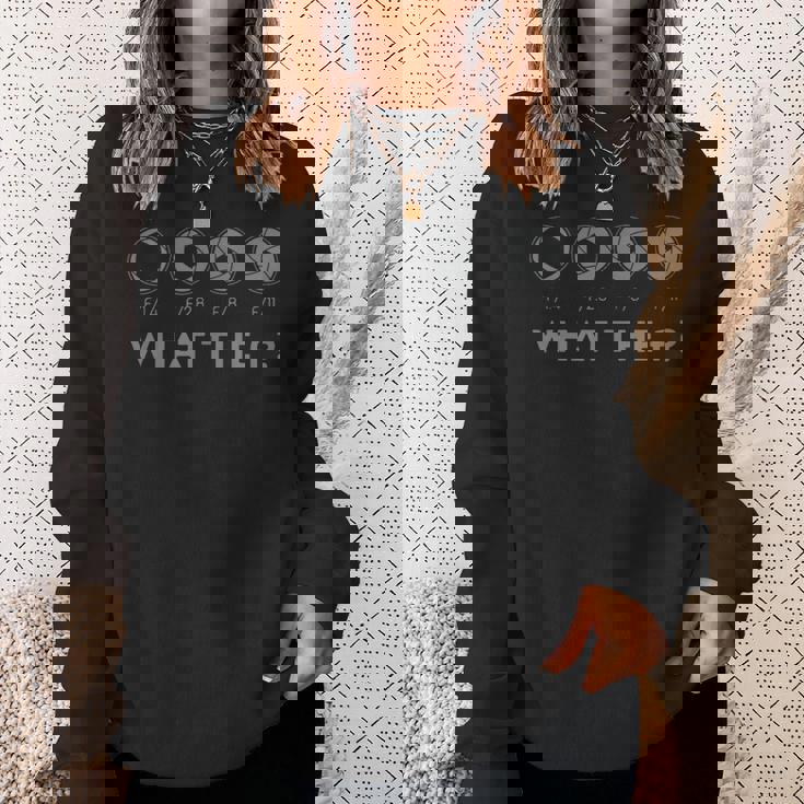 面白い写真、レンズカメラ愛好家 写真家 スウェットシャツ 彼女への贈り物