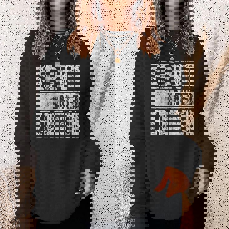 面白い名前ジョークシャツ カーミット限定版 スウェットシャツ 彼女への贈り物