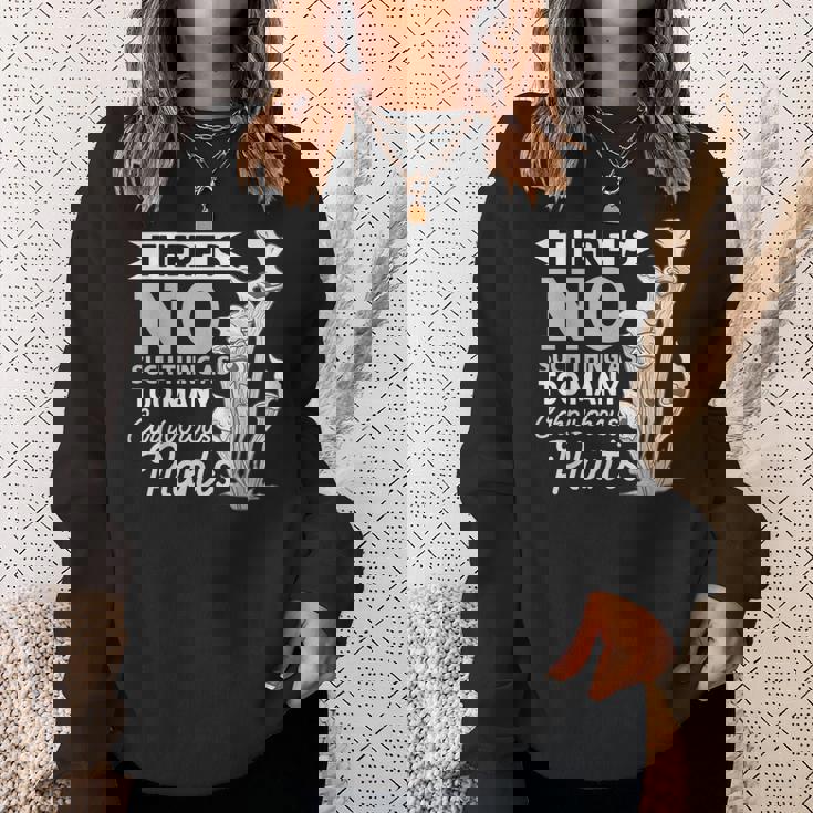 食虫植物 ピッチャー サラセニア 食虫性フライトラップ。 スウェットシャツ 彼女への贈り物