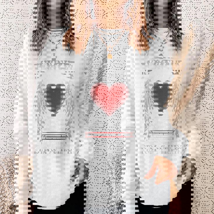 バックプリント My Guardian Angel Brotherメモリアル スウェットシャツ 彼女への贈り物