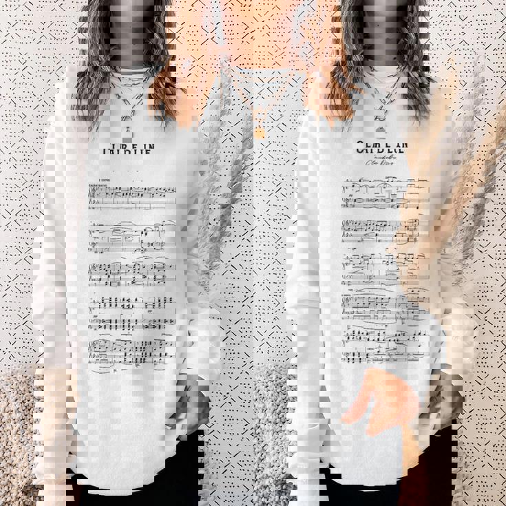 Clair De Lune クロード・ドビュッシー スウェットシャツ 彼女への贈り物