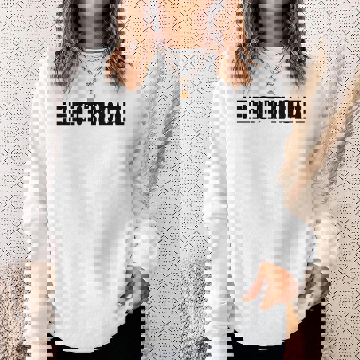 Electrical – Professional Electriciantaff Uniform スウェットシャツ 彼女への贈り物