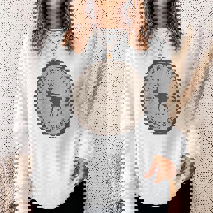 Flambeau Rivertate Forest Wisconsin Wi アウトドア 鹿 スウェットシャツ 彼女への贈り物