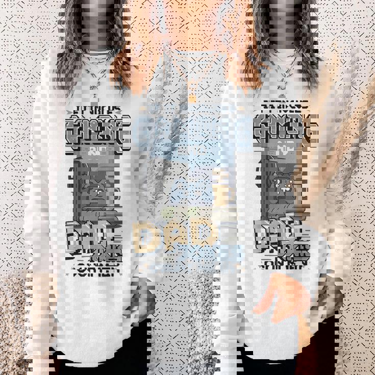 Gaming And Dad Jokes 面白い レトロ ゲーマー 父 しゃれ スウェットシャツ 彼女への贈り物