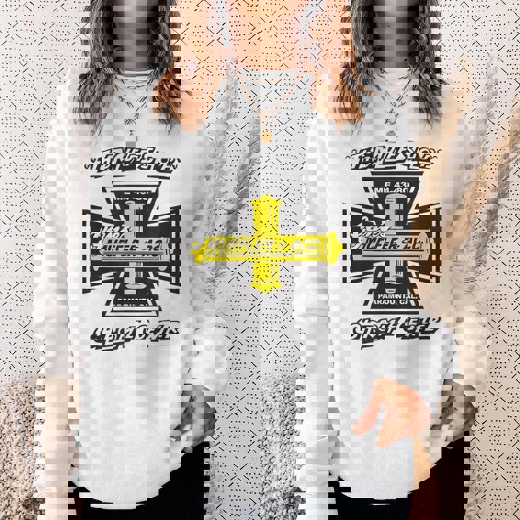 Gene's Mufflers アイアンクロス スウェットシャツ 彼女への贈り物