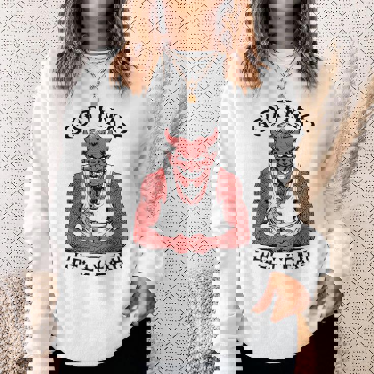 Got Ink Tattoo Devil Hell Yeah Inked Tattooist スウェットシャツ 彼女への贈り物