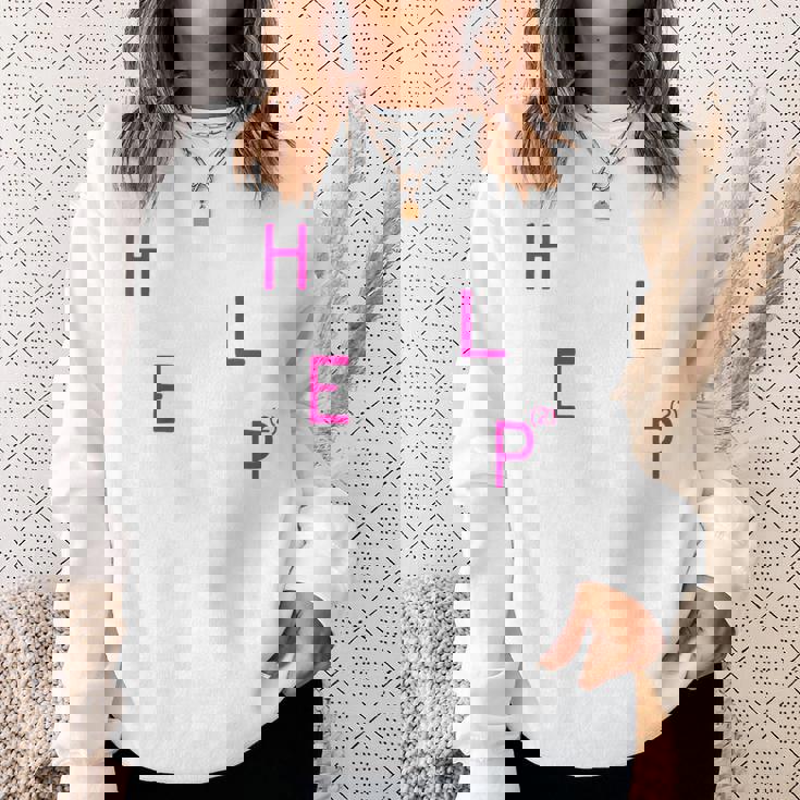 Help2 スウェットシャツ 彼女への贈り物