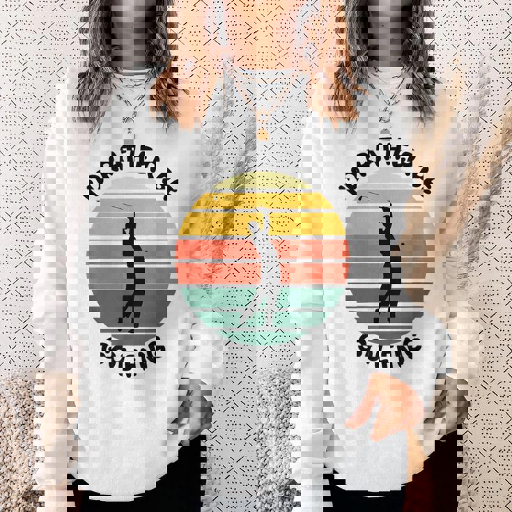 I'd Rather Be Golfing Golfer スポーツアパレル ゴルフ メンズ スウェットシャツ 彼女への贈り物