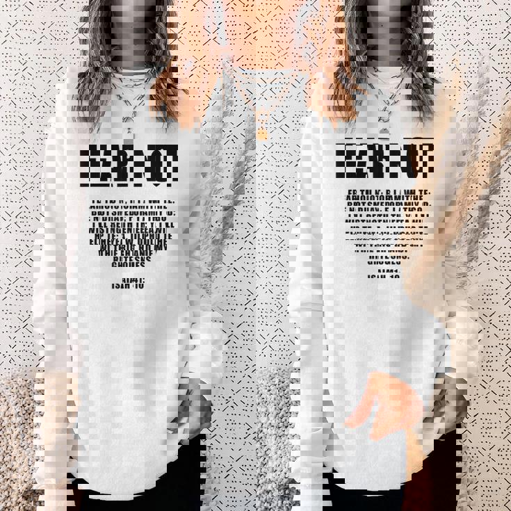 Isaiah 41 スウェットシャツ 彼女への贈り物