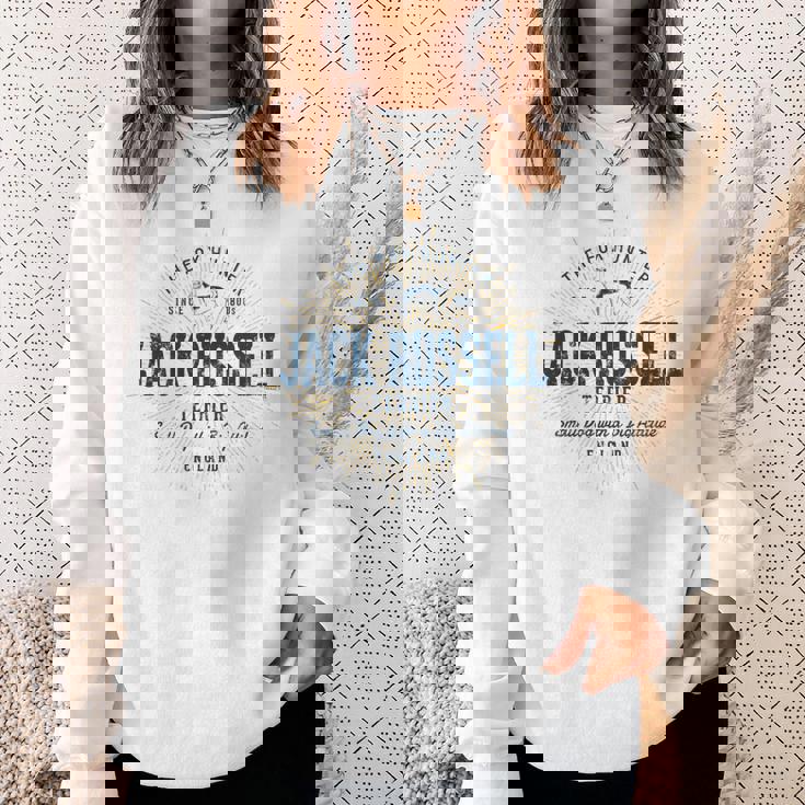 Jack Russell Terrier ヴィンテージジャック・ラッセル・テリア 長袖tシャツ スウェットシャツ 彼女への贈り物