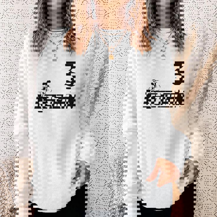 Keirin レッド ナンバー3 レッド ナンバー3 レーシング スウェットシャツ 彼女への贈り物