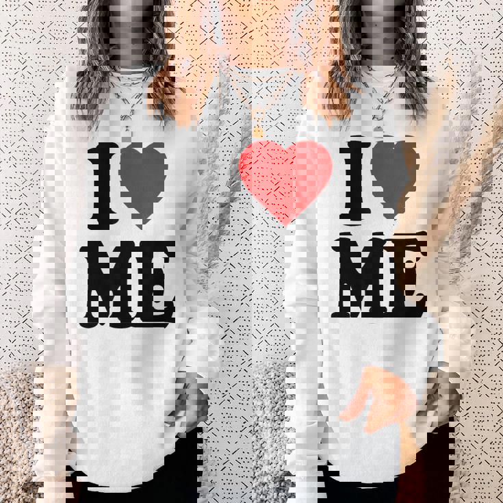 I Love Me · I Heart Me Y2k · 私は私を愛してます スウェットシャツ 彼女への贈り物