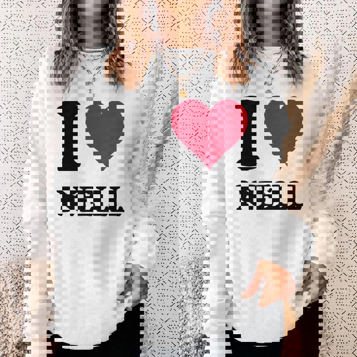 I Love Nell スウェットシャツ 彼女への贈り物