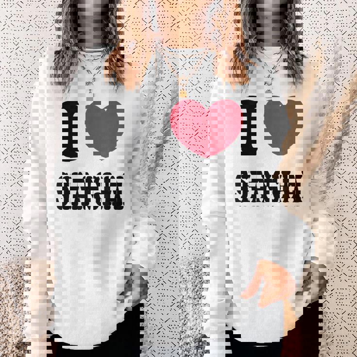 I Lovehanghai アイ・ラブ・シャンハイ スウェットシャツ 彼女への贈り物