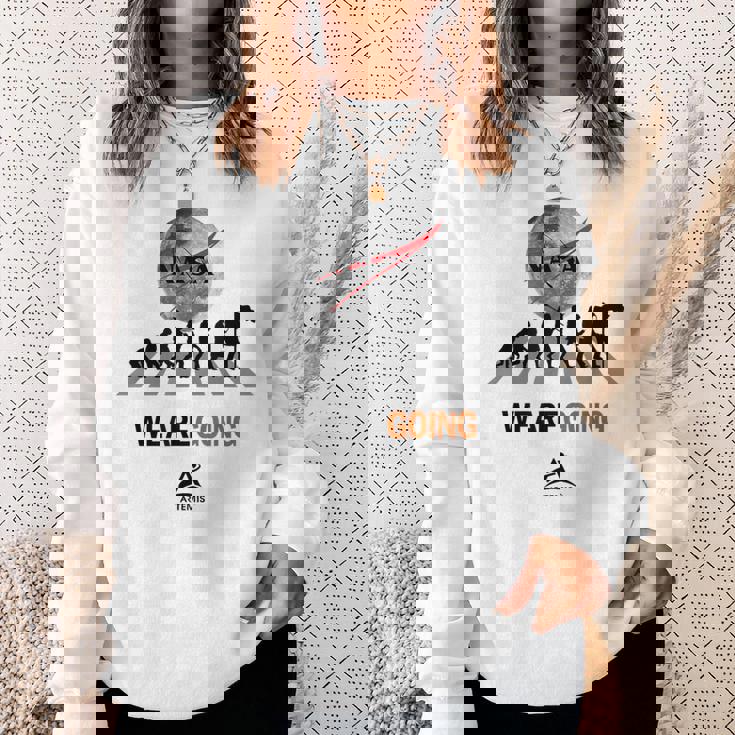 Nasaアルテミス計画 人類の進化 スウェットシャツ 彼女への贈り物