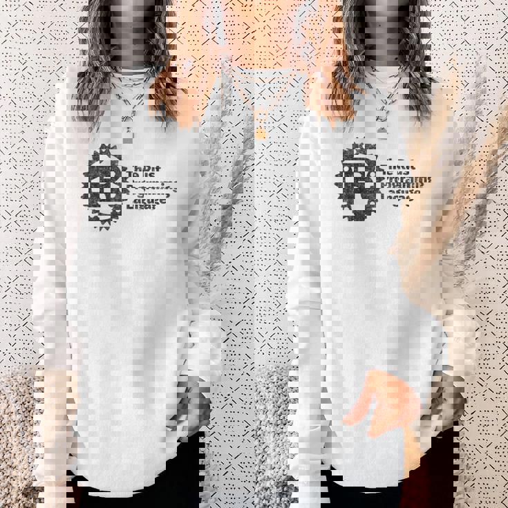 Rust 開発者のためのマルチパラダイムプログラミング言語 長袖tシャツ スウェットシャツ 彼女への贈り物