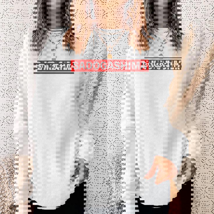 Sadogashima 佐渡島（レッドライン）【47都道府県・市区町村】ジモtティ 地元愛 グッズ お土産 面白い スウェットシャツ 彼女への贈り物