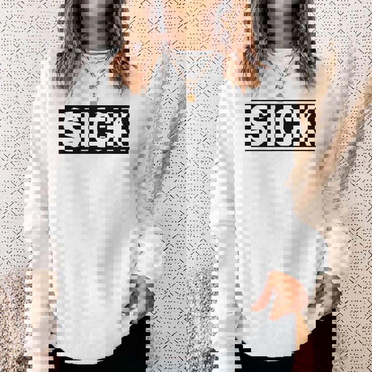 Sick Krank Krass Iickmodeick スウェットシャツ 彼女への贈り物