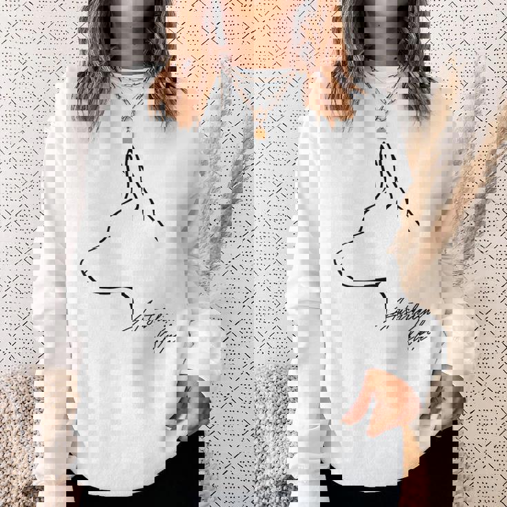 Wilsigns オーストラリアンケルピー インプロファイルドッグギフト スウェットシャツ 彼女への贈り物