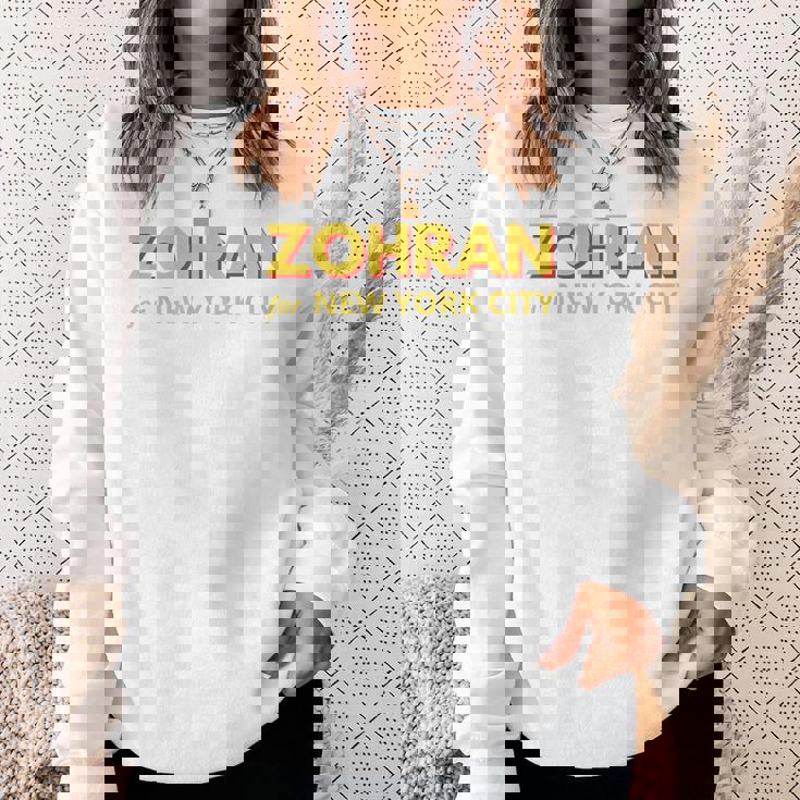 Zohran Mamdani ニューヨーク市長用 面白い クール トレンディ プログレッシブ スウェットシャツ 彼女への贈り物