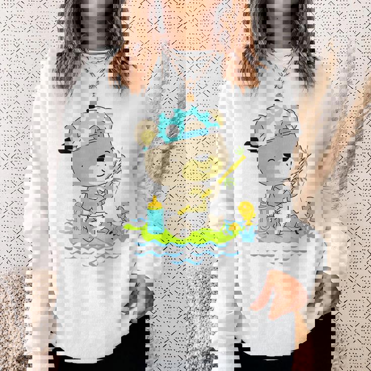 おむつ釣りのベビーベア スウェットシャツ 彼女への贈り物