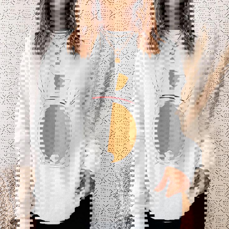 おもしろ猫ニャンコ先生 スウェットシャツ 彼女への贈り物