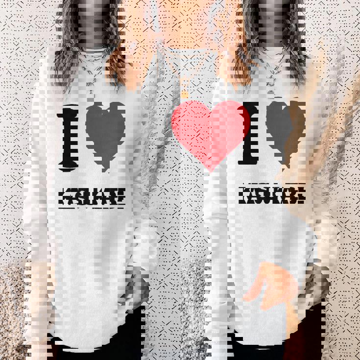 アイハート 春日部ジャパンラブ 日本土産 スウェットシャツ 彼女への贈り物