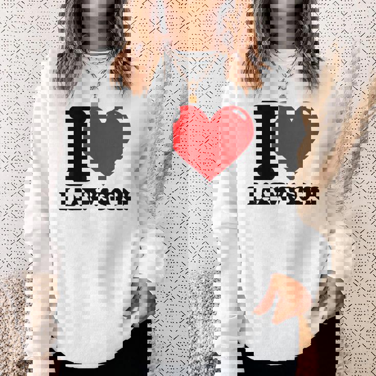 アイ・ラブ・ローソン スウェットシャツ 彼女への贈り物