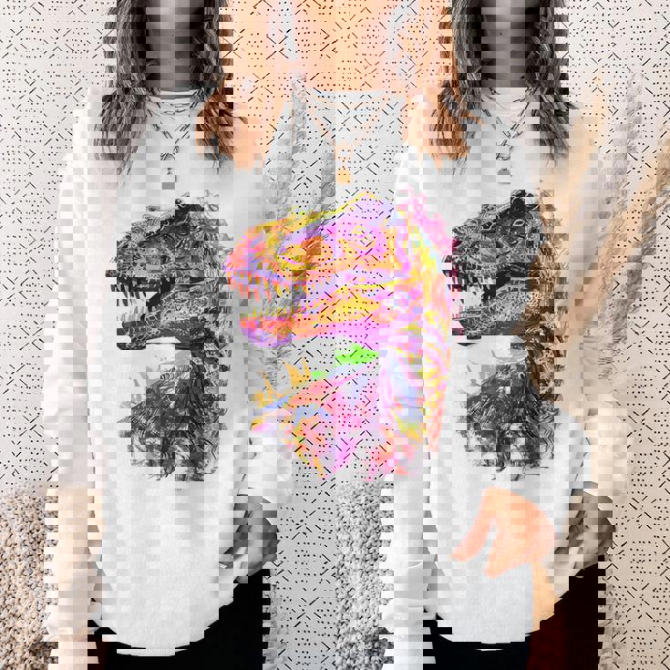 アロサウルス 恐竜モチーフ イラスト アロサウルス スウェットシャツ 彼女への贈り物