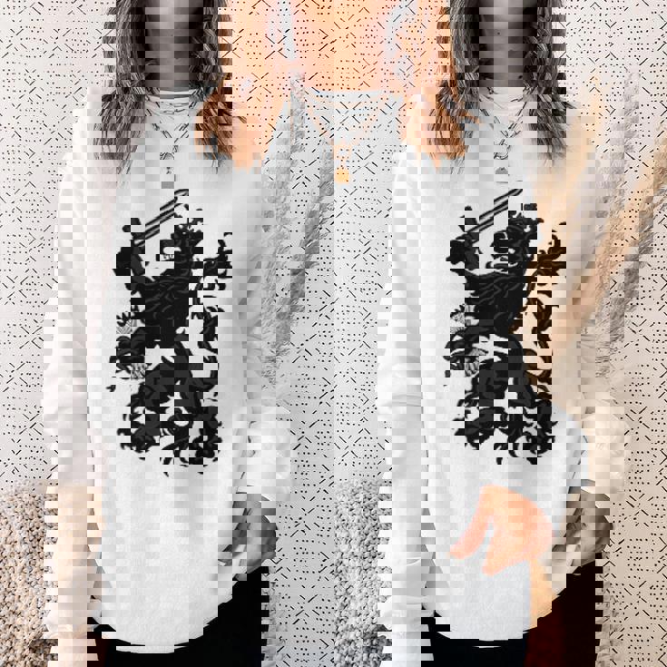 オランダ国旗 オランダプライド オランダルーツ ライオンコート スウェットシャツ 彼女への贈り物