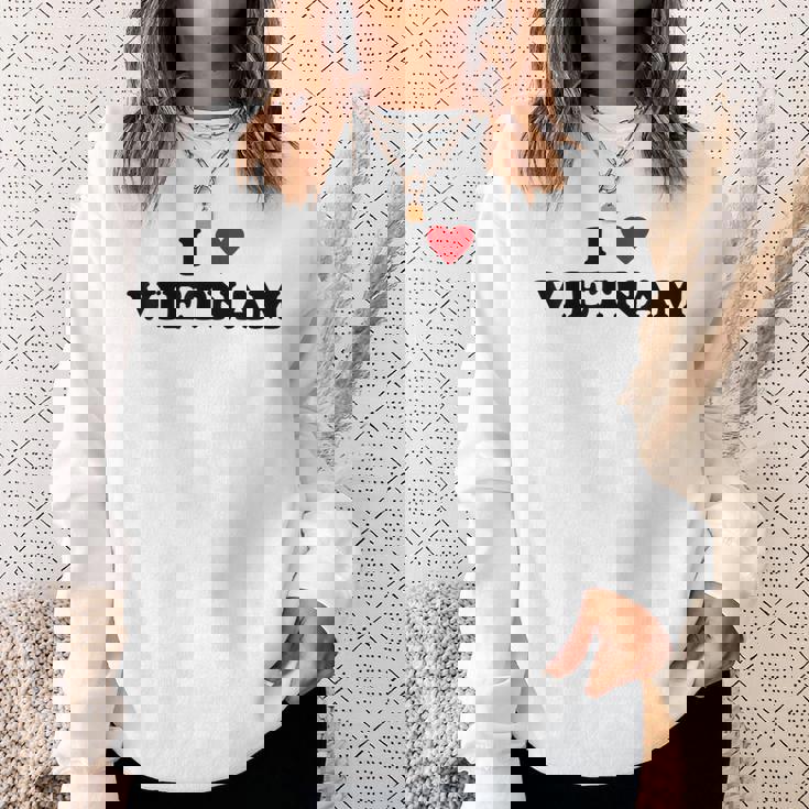 カントリーハートプライド-ファニーアイラブベトナム スウェットシャツ 彼女への贈り物