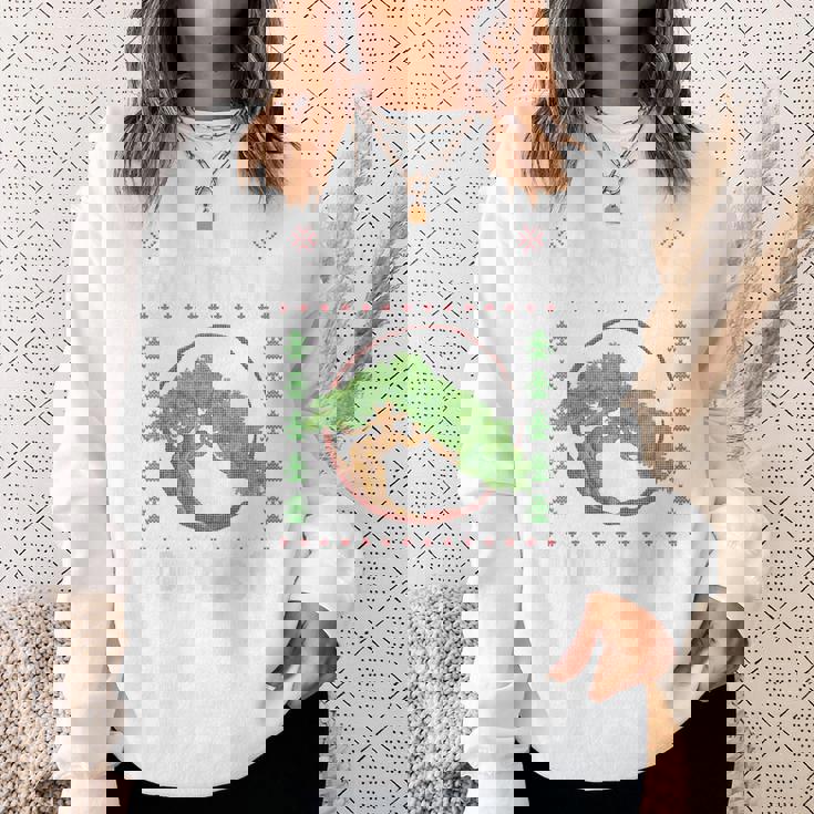 クリスマス 盆栽 醜い Xmas セーター クリスマス 盆栽 恋人 スウェットシャツ 彼女への贈り物