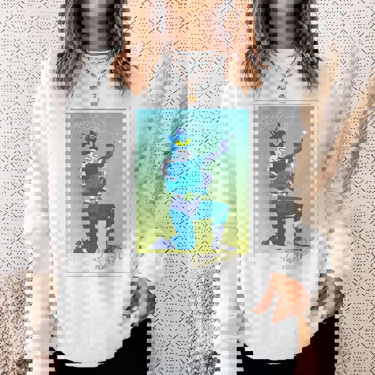 クレヨンしんちゃん アクション仮面ブロマイド風 スウェットシャツ 彼女への贈り物