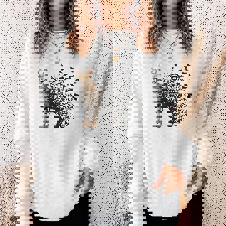 サーバルキャット 長袖tシャツ スウェットシャツ 彼女への贈り物